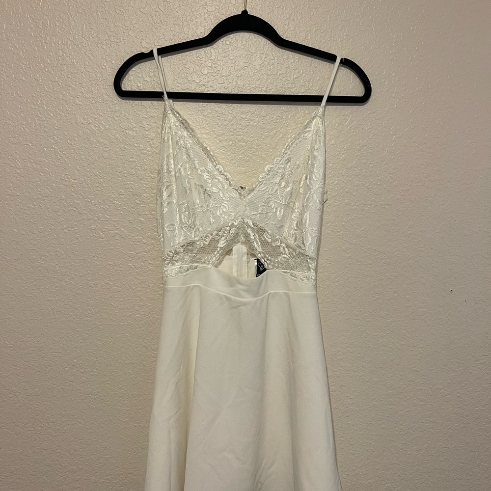 Windsor White Lace Skater Dress